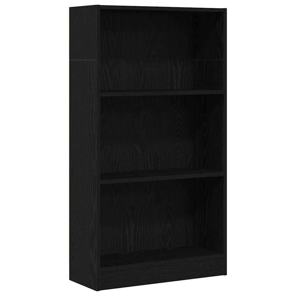Boekenkast Zwart Eiken 60x24x109 cm Engineered Wood is nu te koop bij PeponiXL, paradijselijk wonen!