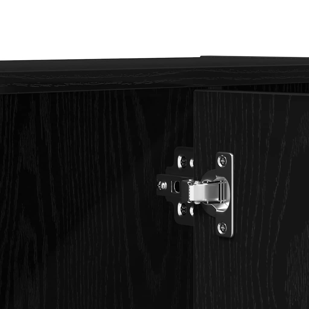 Boekenkast/kamerverdeler zwart eiken 60,5x30x90cm bewerkt hout is nu te koop bij PeponiXL, paradijselijk wonen!