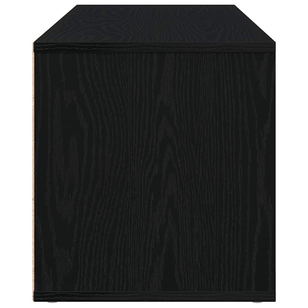 TV-meubel Zwart Eiken 120x34x37 cm Bewerkt Hout is nu te koop bij PeponiXL, paradijselijk wonen!