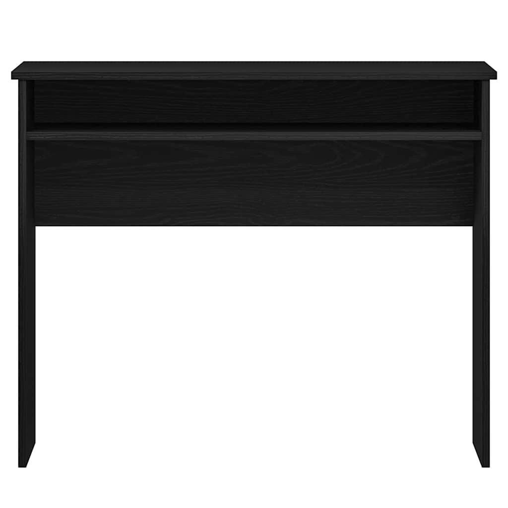 Bureau 90x50x74 cm bewerkt hout zwart eikenkleur is nu te koop bij PeponiXL, paradijselijk wonen!