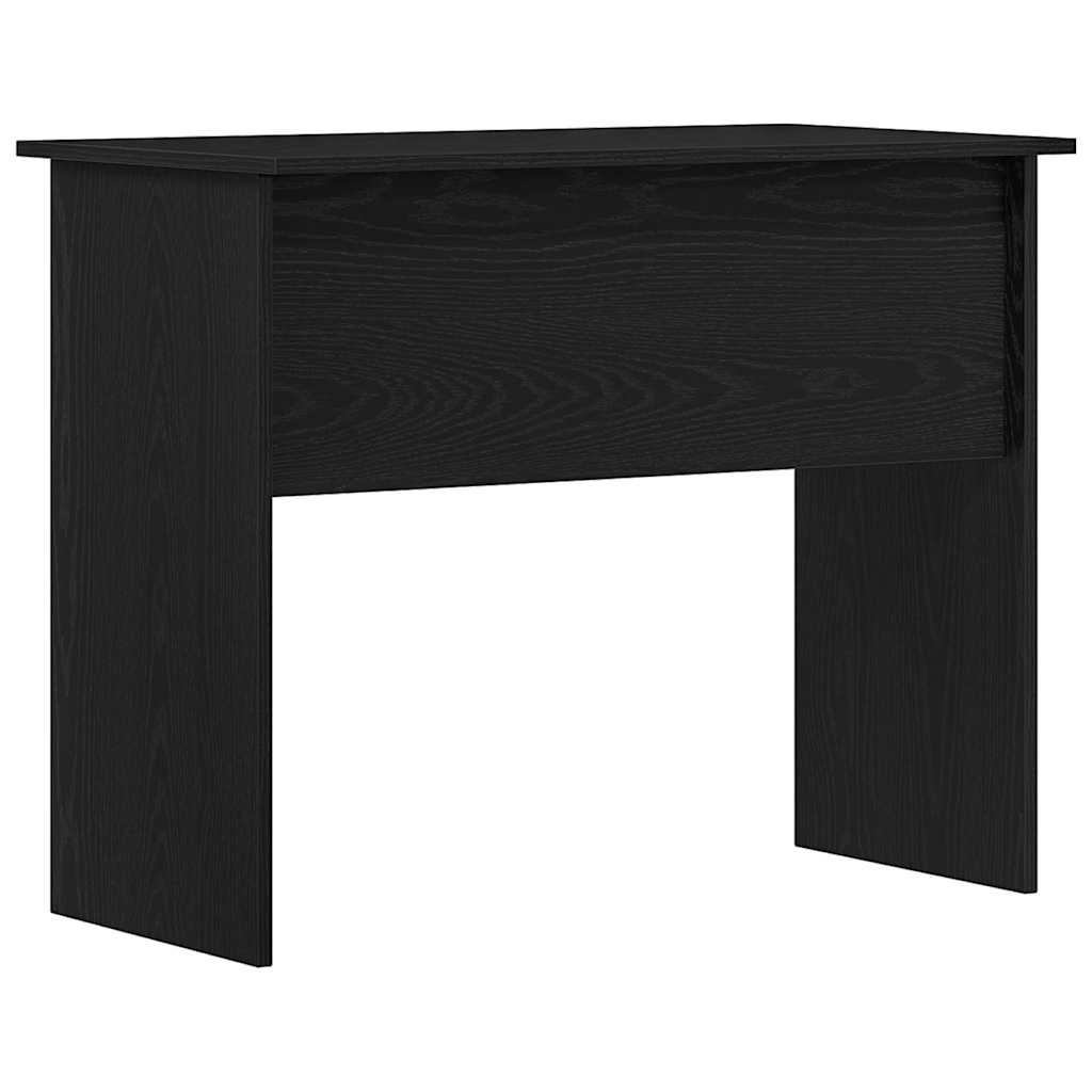 Bureau 90x50x74 cm bewerkt hout zwart eikenkleur is nu te koop bij PeponiXL, paradijselijk wonen!