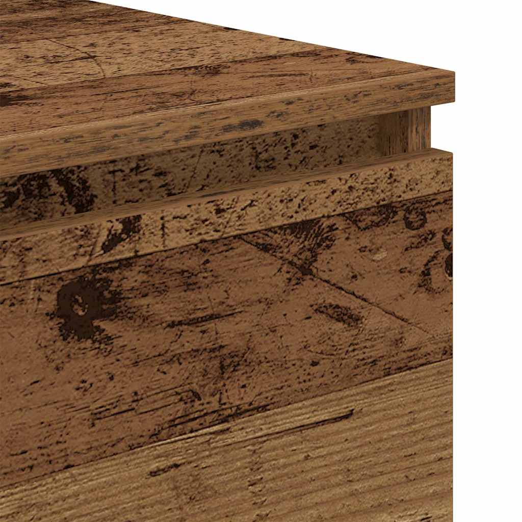 Dressoir 60x35x76 cm bewerkt hout oud houtkleurig is nu te koop bij PeponiXL, paradijselijk wonen!