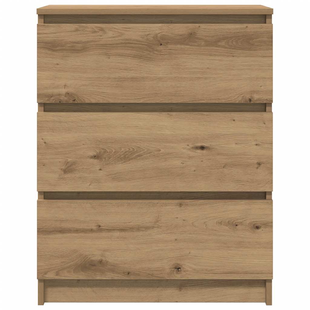 Dressoir 60x35x76 cm bewerkt hout artisanaal eikenkleur is nu te koop bij PeponiXL, paradijselijk wonen!