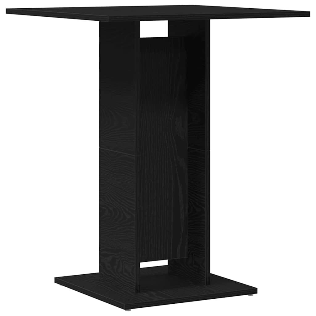Bistrotafel Zwart Eiken 60x60x75 cm Bewerkt Hout is nu te koop bij PeponiXL, paradijselijk wonen!