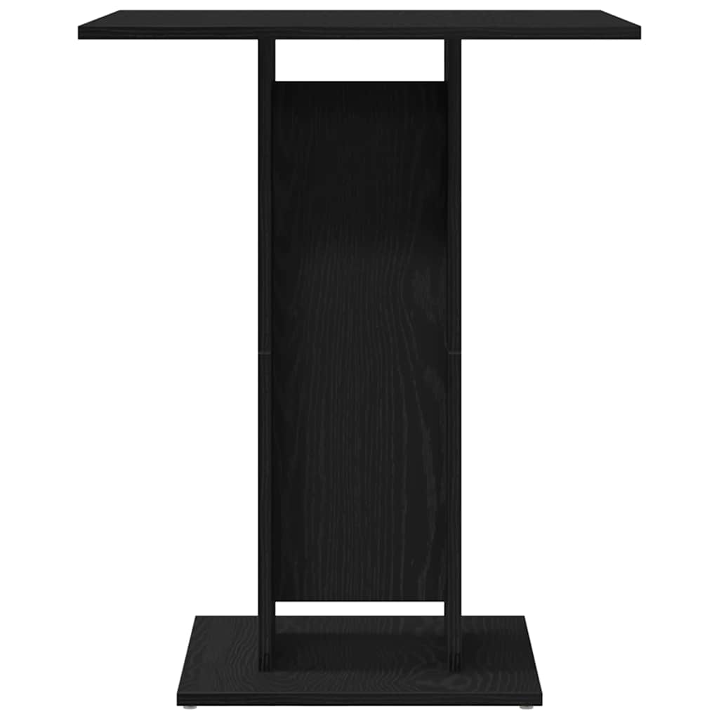 Bistrotafel Zwart Eiken 60x60x75 cm Bewerkt Hout is nu te koop bij PeponiXL, paradijselijk wonen!