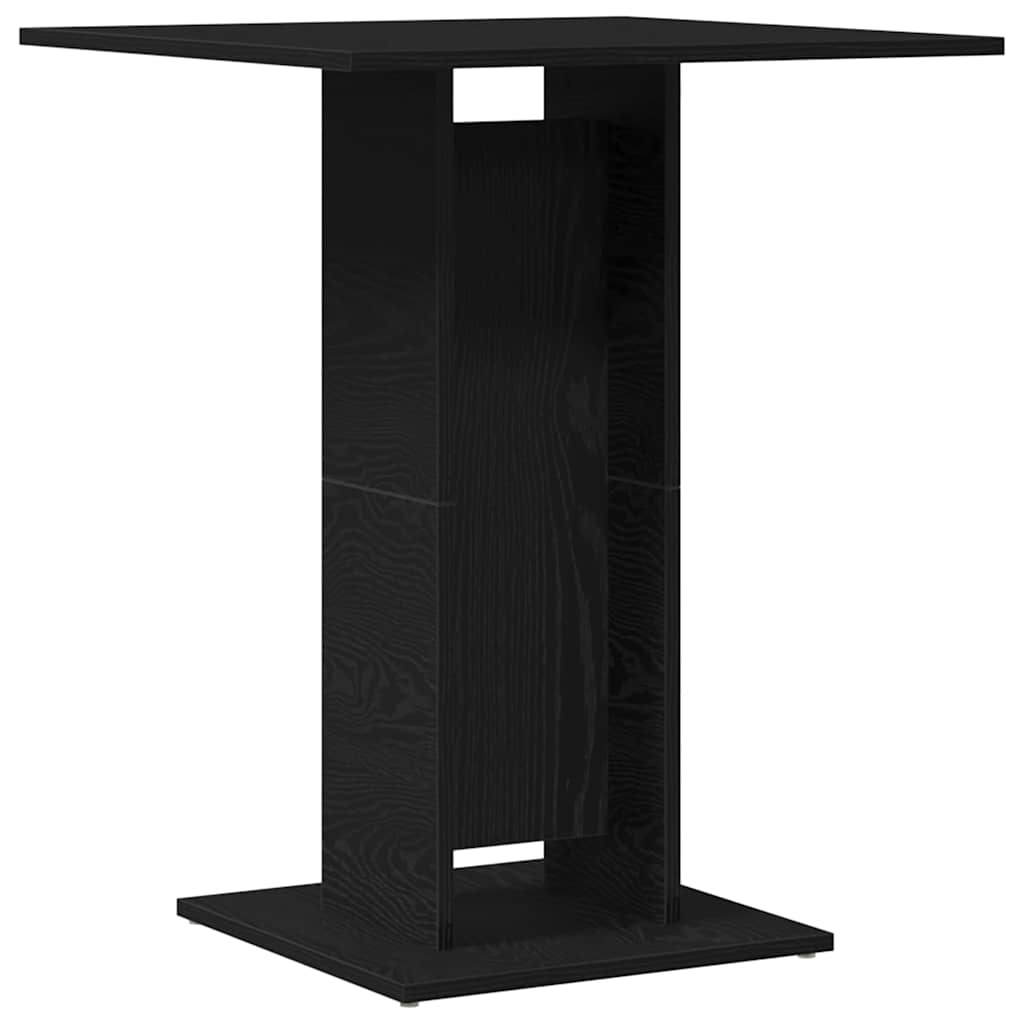 Bistrotafel Zwart Eiken 60x60x75 cm Bewerkt Hout is nu te koop bij PeponiXL, paradijselijk wonen!