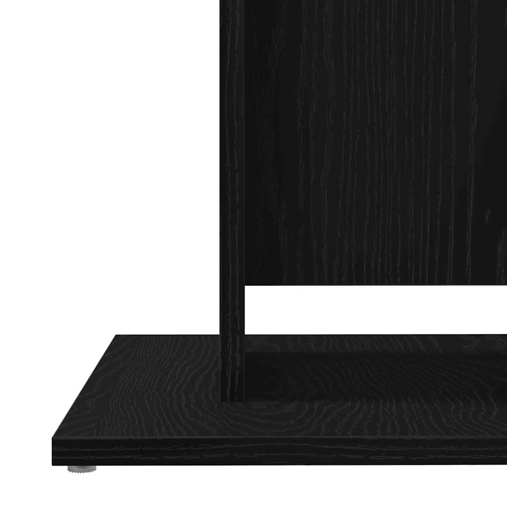 Bistrotafel Zwart Eiken 60x60x75 cm Bewerkt Hout is nu te koop bij PeponiXL, paradijselijk wonen!