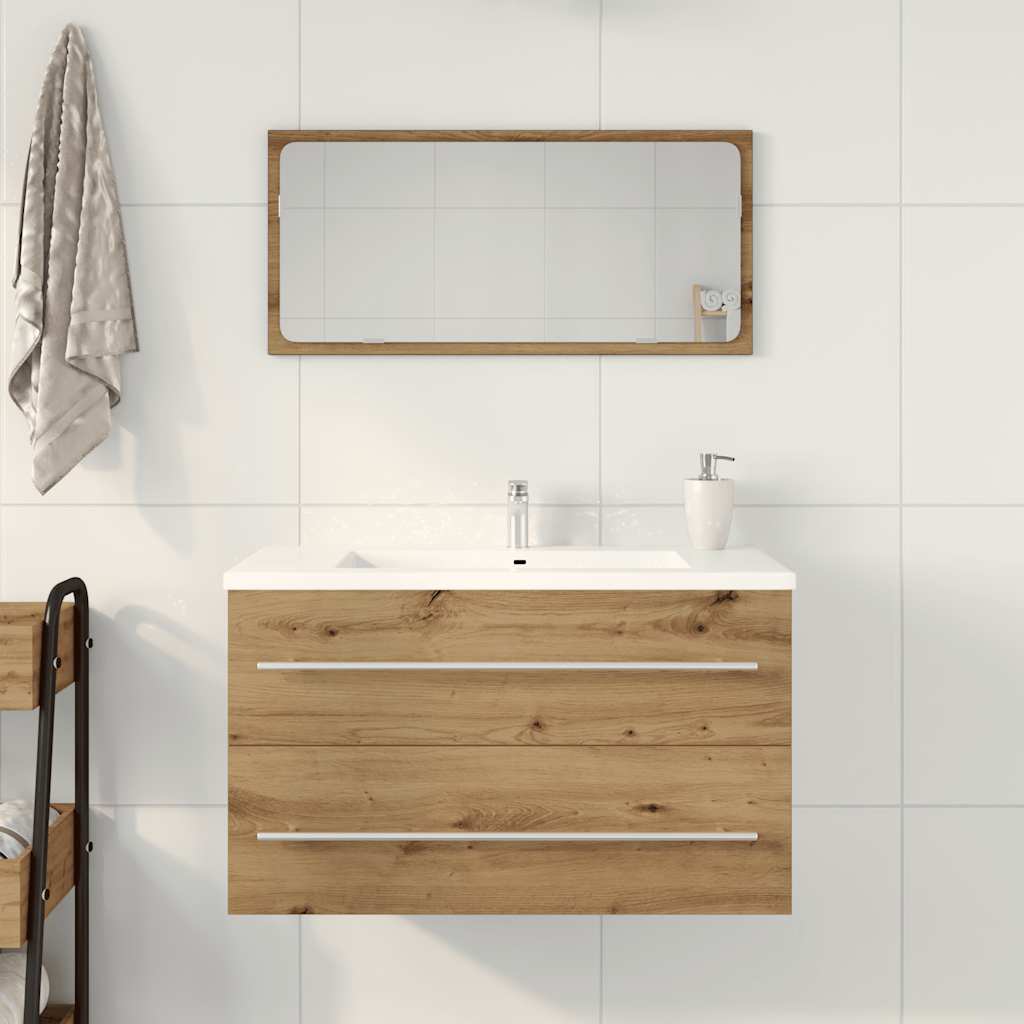 Badkamer wastafelkast Artisan Oak 80x38,5x48 cm Engineered Wood is nu te koop bij PeponiXL, paradijselijk wonen!