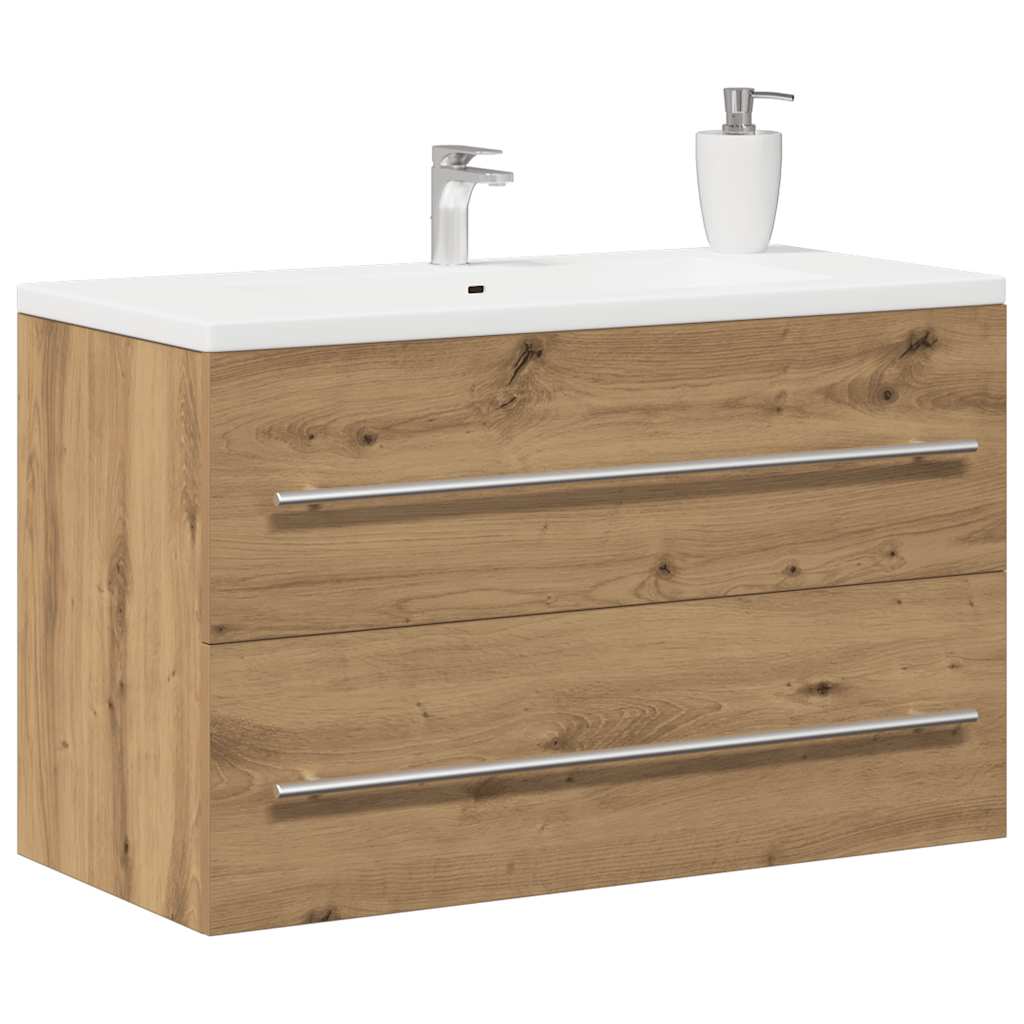Badkamer wastafelkast Artisan Oak 80x38,5x48 cm Engineered Wood is nu te koop bij PeponiXL, paradijselijk wonen!