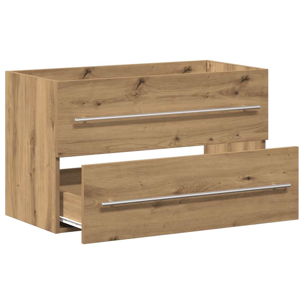 Badkamer wastafelkast Artisan Oak 80x38,5x48 cm Engineered Wood is nu te koop bij PeponiXL, paradijselijk wonen!