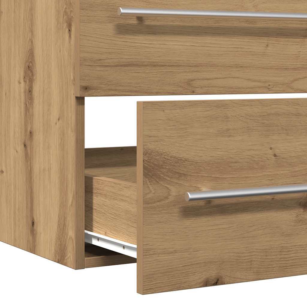 Badkamer wastafelkast Artisan Oak 80x38,5x48 cm Engineered Wood is nu te koop bij PeponiXL, paradijselijk wonen!