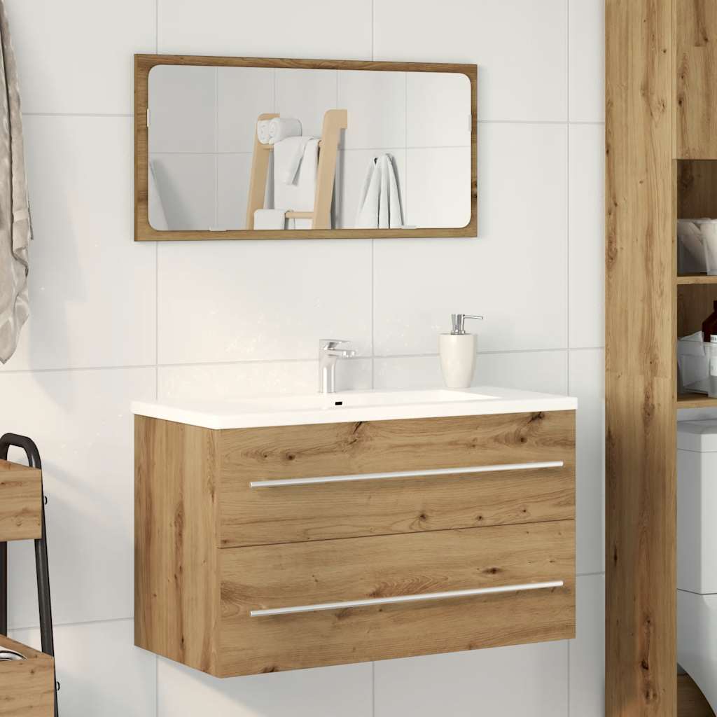 Badkamer wastafelkast Artisan Oak 80x38,5x48 cm Engineered Wood is nu te koop bij PeponiXL, paradijselijk wonen!