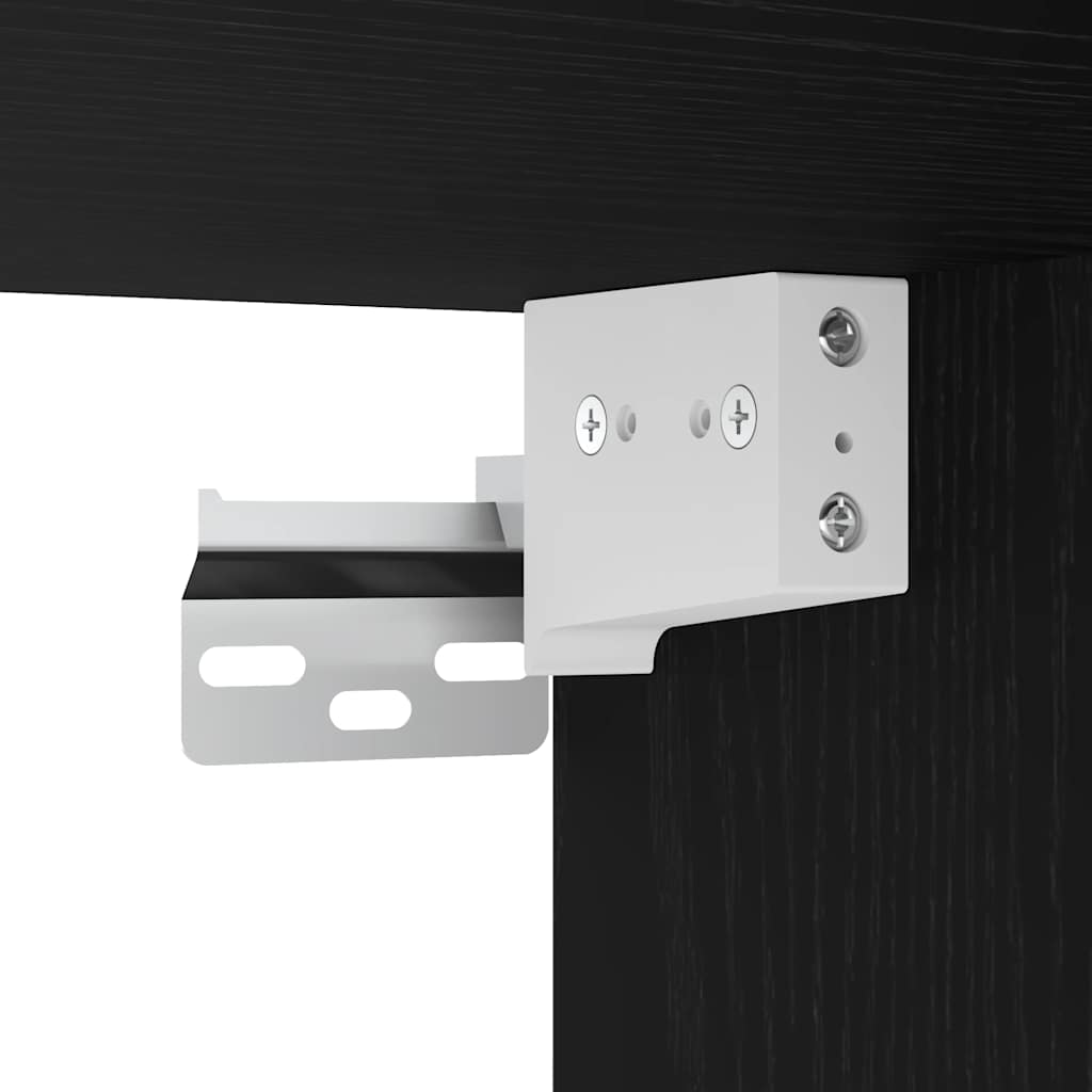 Spoelbakkast Zwart Eiken 80x38,5x48 cm Engineered Wood is nu te koop bij PeponiXL, paradijselijk wonen!