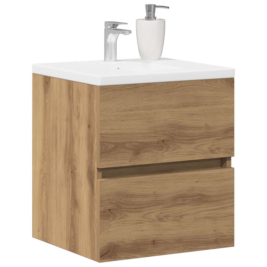 Badkamer wastafelkast Artisan Oak 41x38,5x45 cm Engineered Wood is nu te koop bij PeponiXL, paradijselijk wonen!
