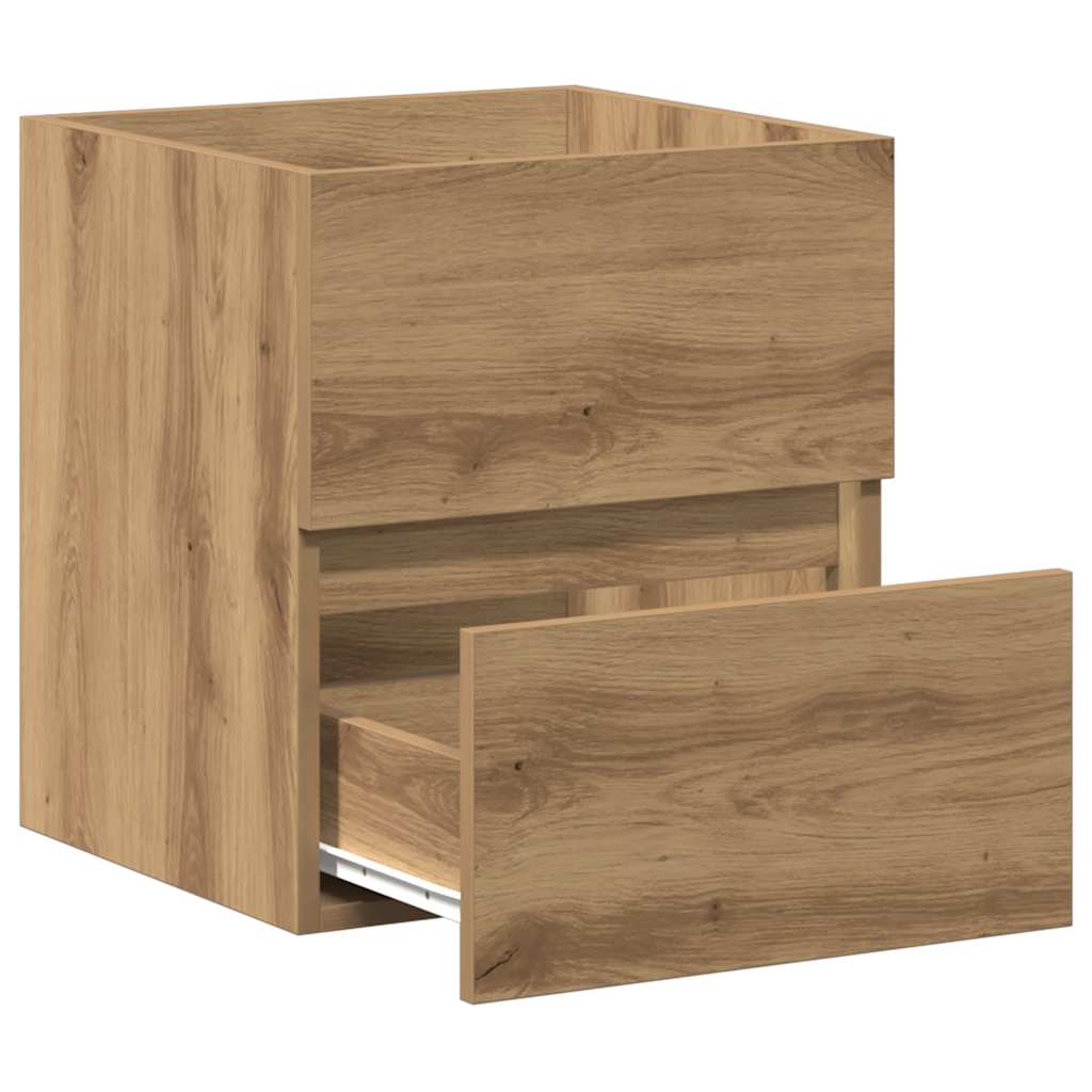 Badkamer wastafelkast Artisan Oak 41x38,5x45 cm Engineered Wood is nu te koop bij PeponiXL, paradijselijk wonen!