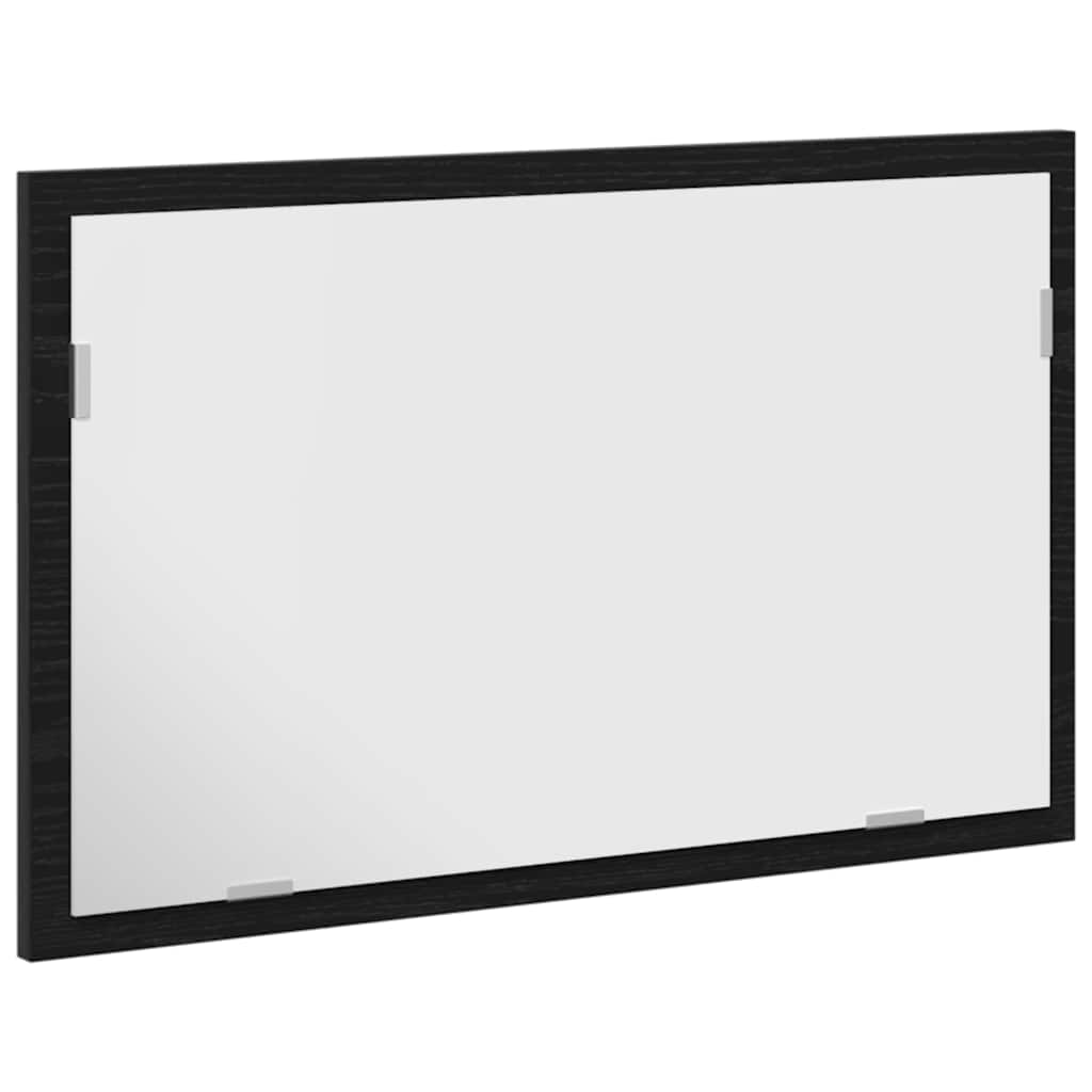Badkamerspiegel met LED-verlichting 60x8,5x37 cm zwart eiken is nu te koop bij PeponiXL, paradijselijk wonen!