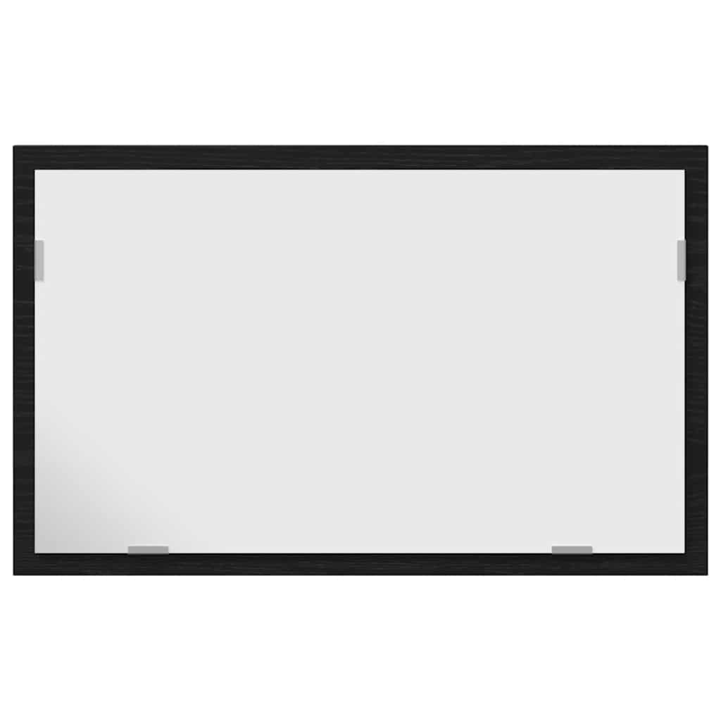 Badkamerspiegel met LED-verlichting 60x8,5x37 cm zwart eiken is nu te koop bij PeponiXL, paradijselijk wonen!