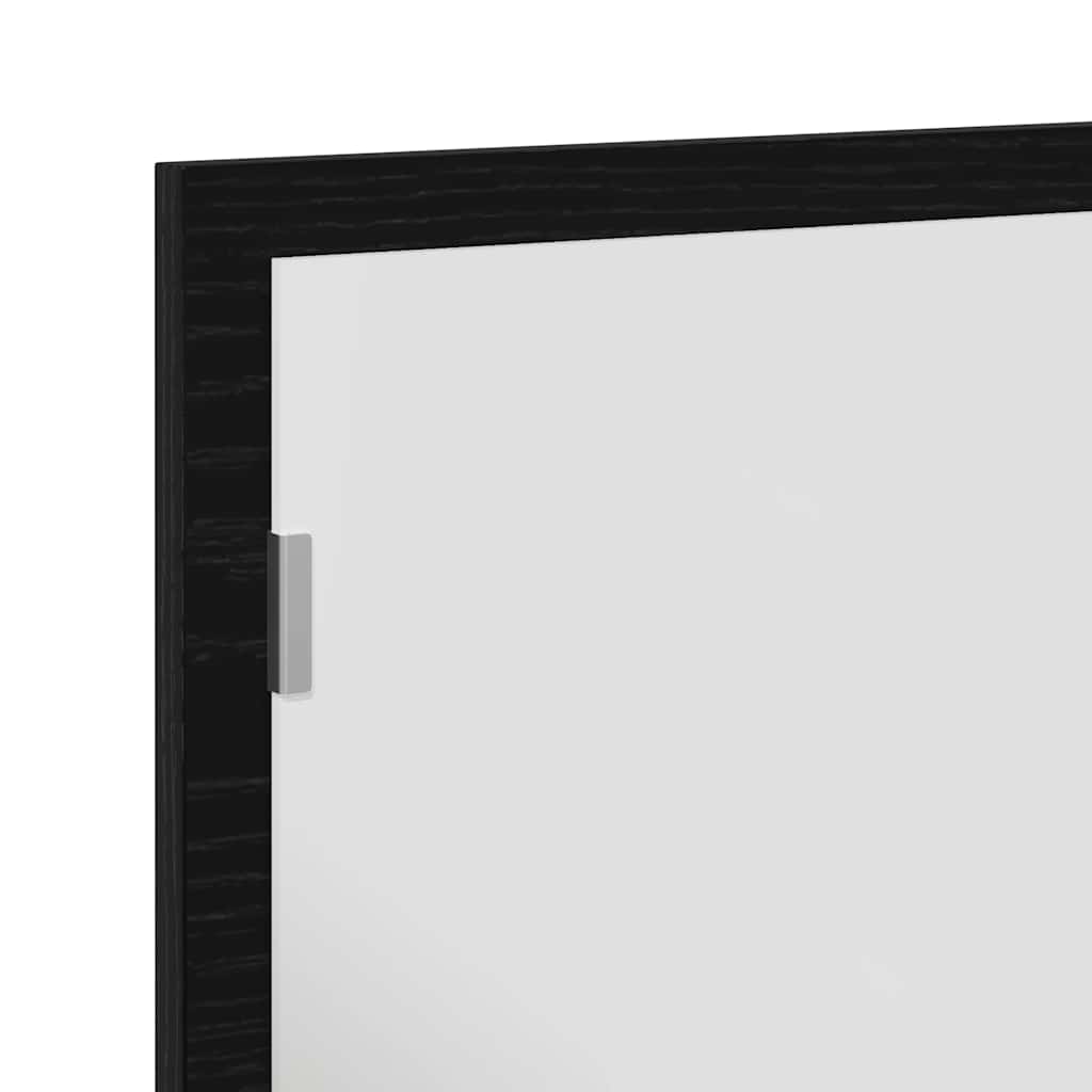 Badkamerspiegel met LED-verlichting 60x8,5x37 cm zwart eiken is nu te koop bij PeponiXL, paradijselijk wonen!