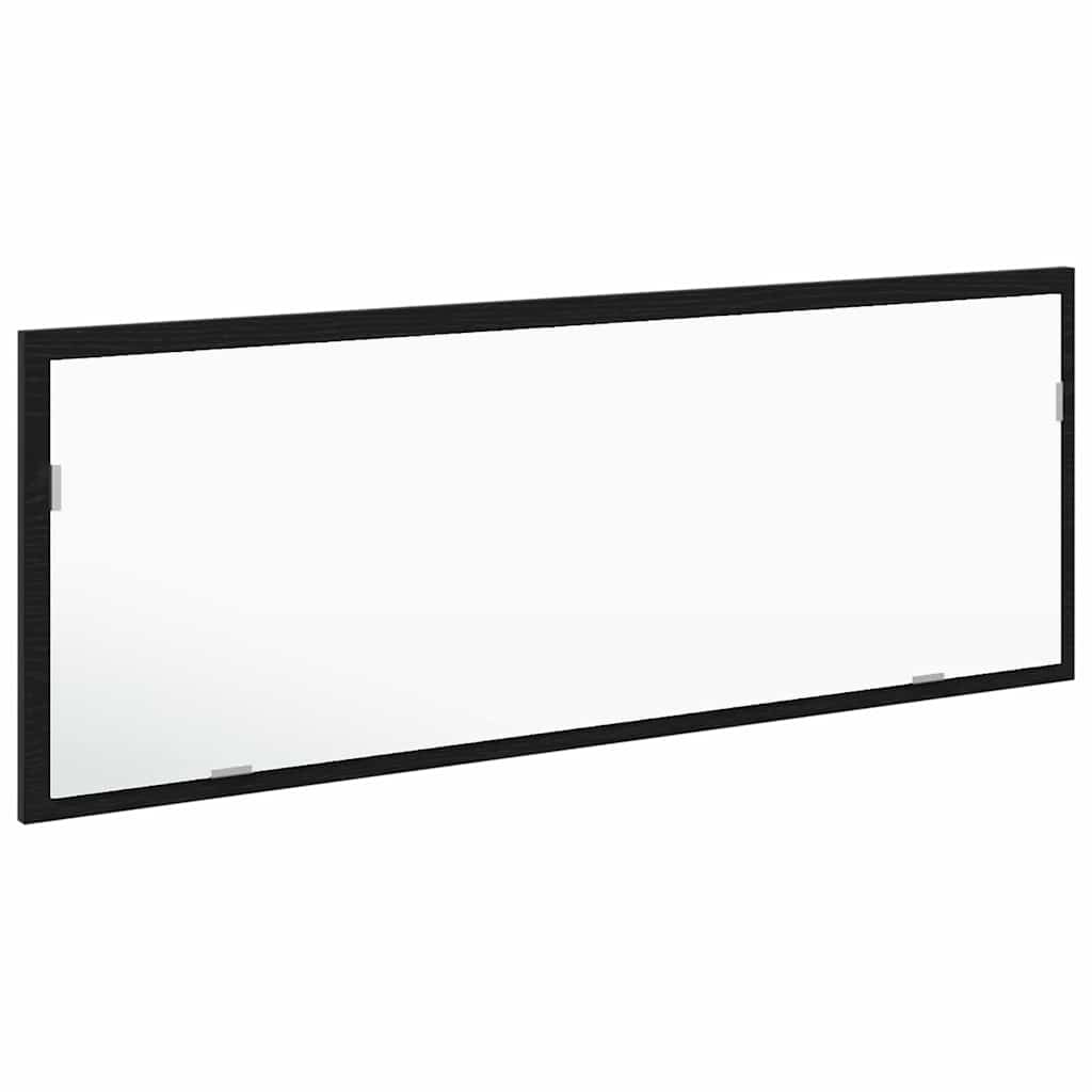 LED Badkamer Spiegel Zwart Eiken 100 x 8,5 x 37 cm Glas is nu te koop bij PeponiXL, paradijselijk wonen!