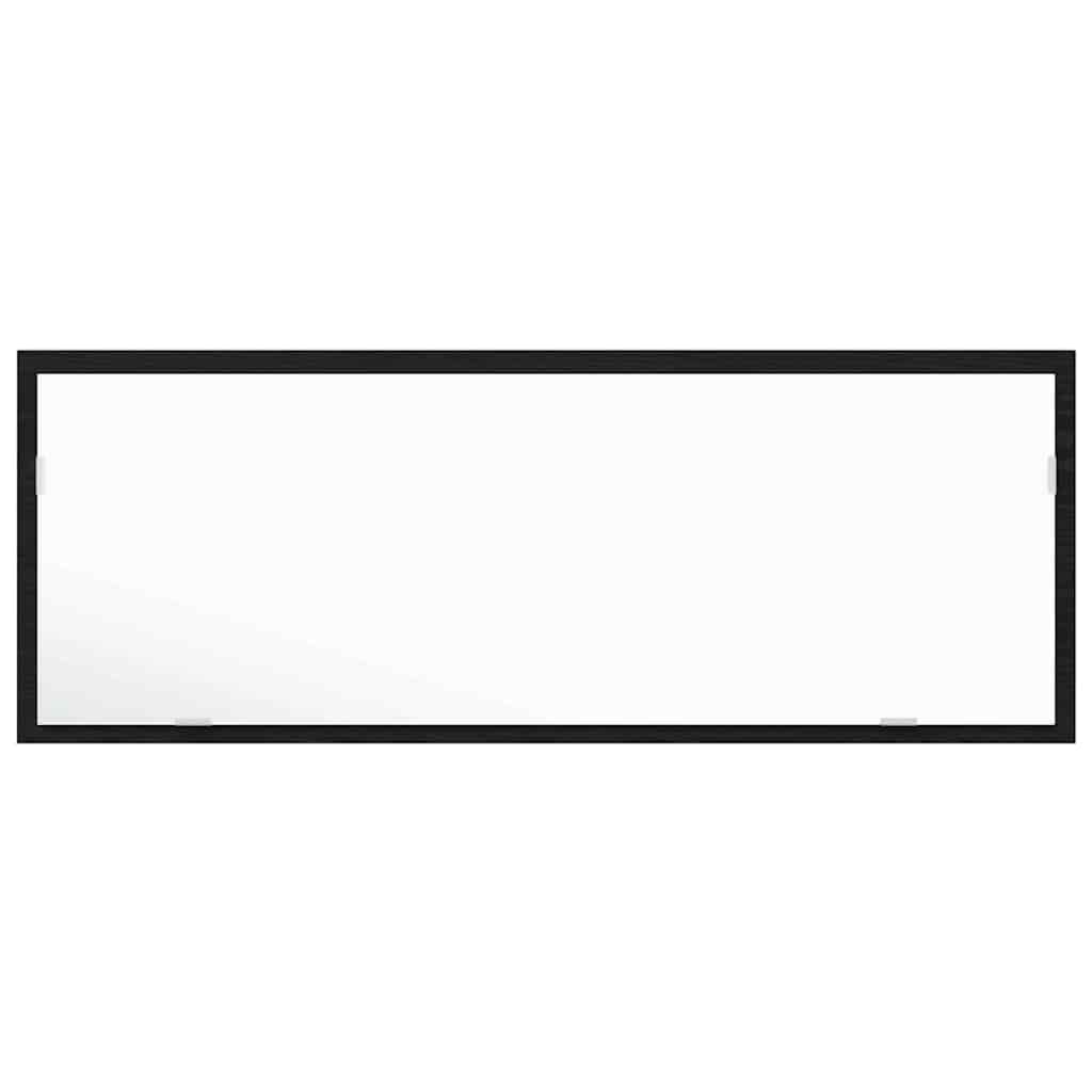 LED Badkamer Spiegel Zwart Eiken 100 x 8,5 x 37 cm Glas is nu te koop bij PeponiXL, paradijselijk wonen!