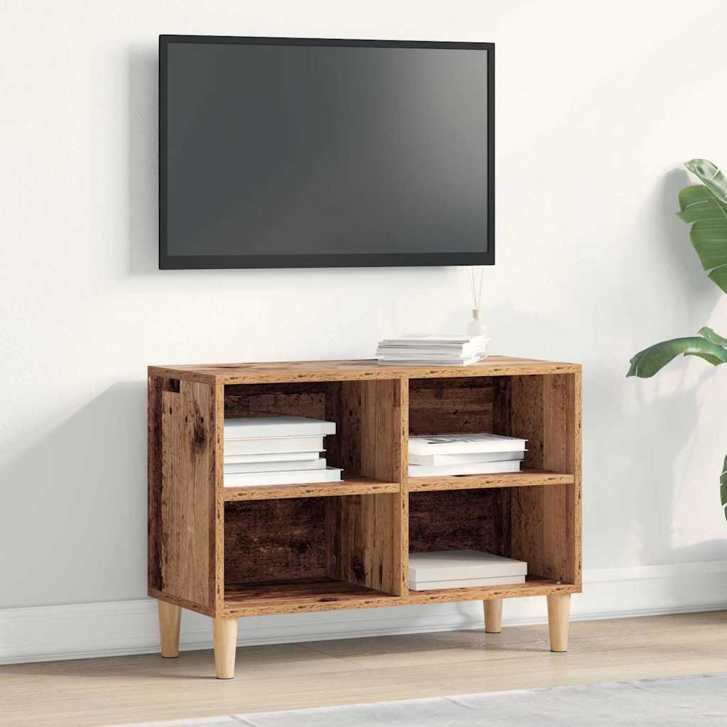 TV-kast Oud hout 69,5 x 30 x 50 cm Bewerkt hout is nu te koop bij PeponiXL, paradijselijk wonen!