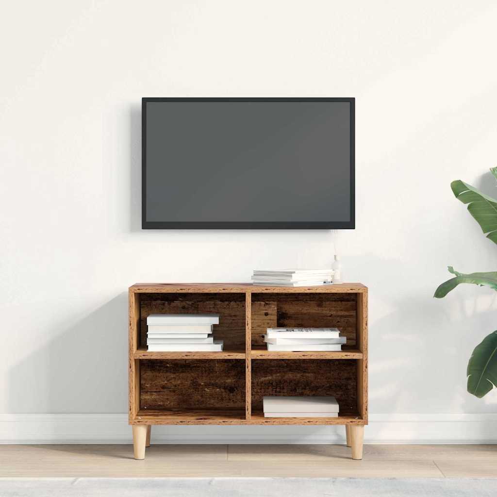 TV-kast Oud hout 69,5 x 30 x 50 cm Bewerkt hout is nu te koop bij PeponiXL, paradijselijk wonen!
