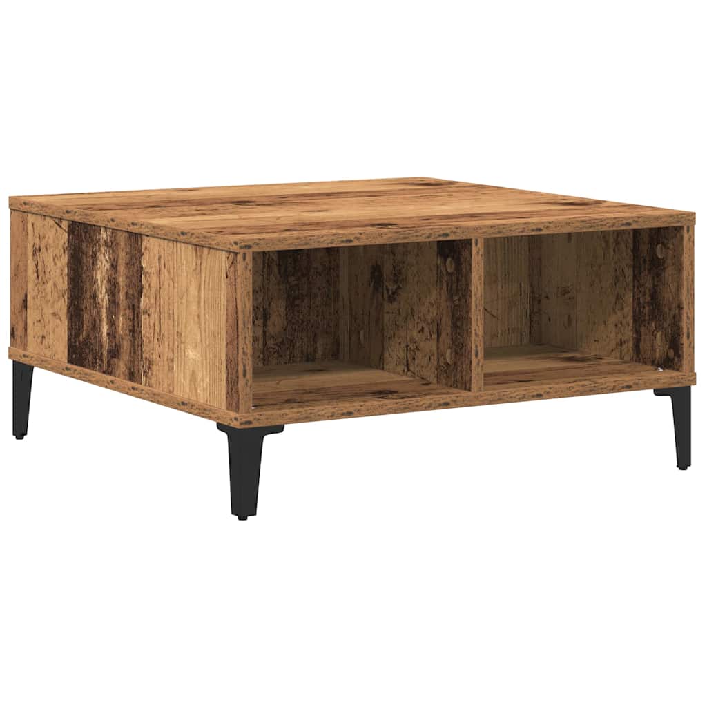Salontafel Oud Hout 60 x 60 x 30 cm is nu te koop bij PeponiXL, paradijselijk wonen!