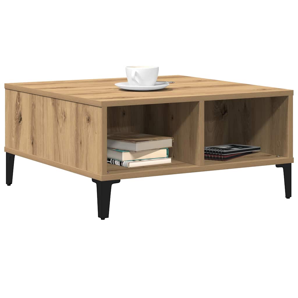 Salontafel Artisan Eiken 60 x 60 x 30 cm is nu te koop bij PeponiXL, paradijselijk wonen!