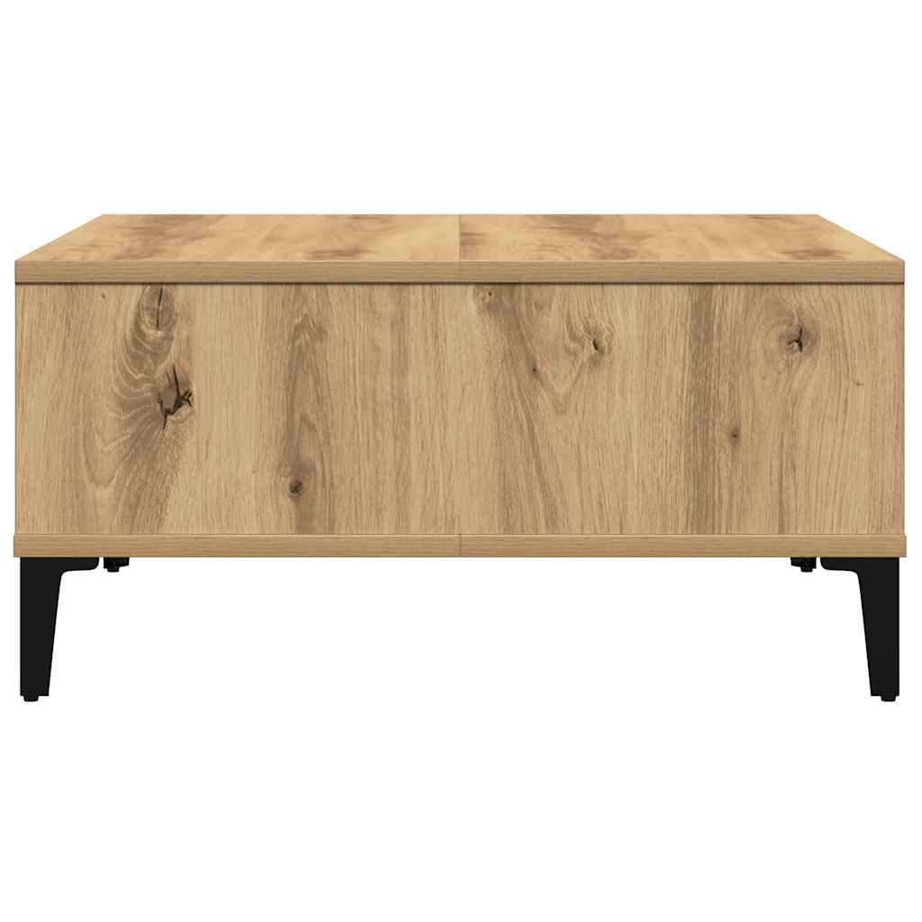Salontafel Artisan Eiken 60 x 60 x 30 cm is nu te koop bij PeponiXL, paradijselijk wonen!