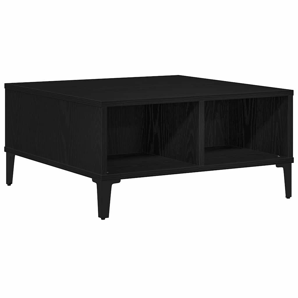 Salontafel Zwart Eiken 60 x 60 x 30 cm is nu te koop bij PeponiXL, paradijselijk wonen!