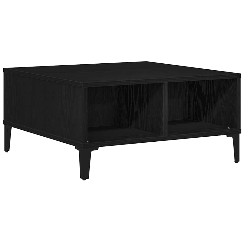 Salontafel Zwart Eiken 60 x 60 x 30 cm is nu te koop bij PeponiXL, paradijselijk wonen!