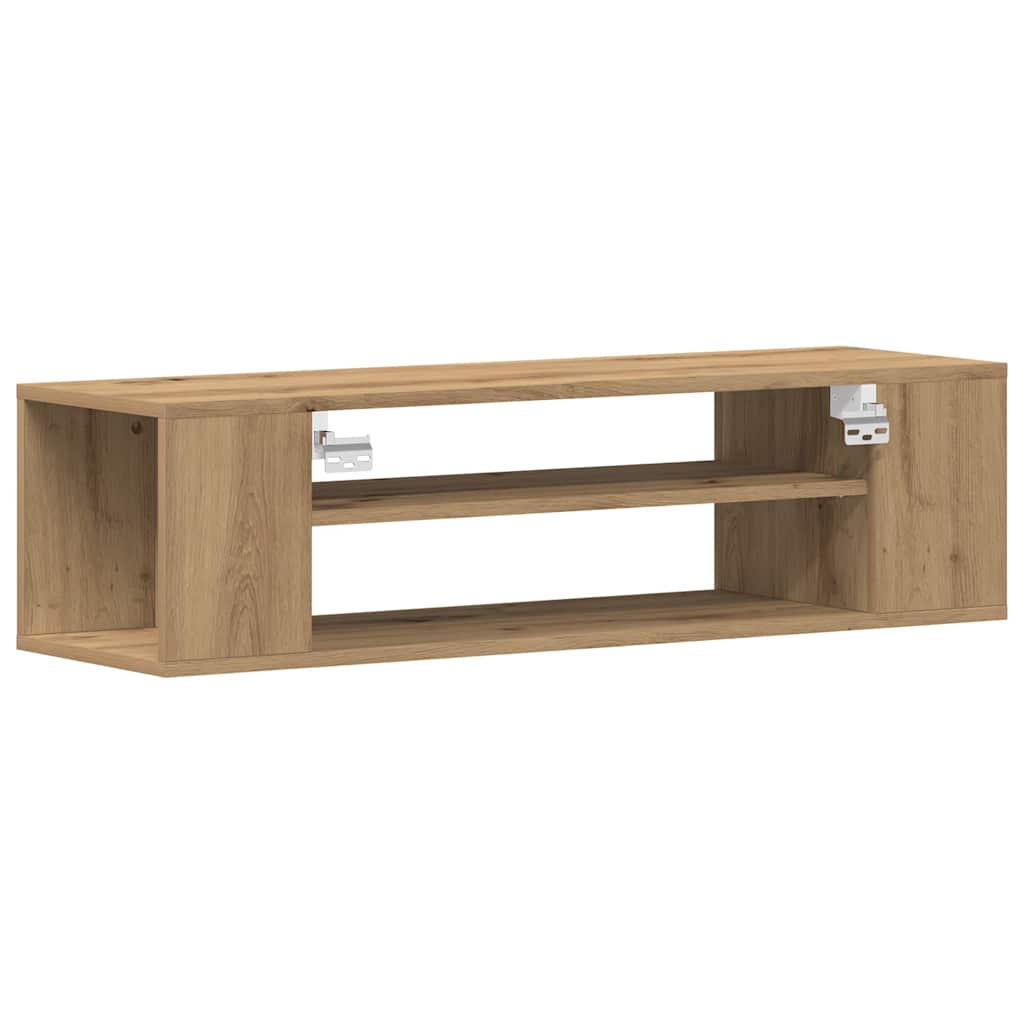 TV-kast artisian oak 100 x 30 x 26,5 cm Bewerkt hout is nu te koop bij PeponiXL, paradijselijk wonen!