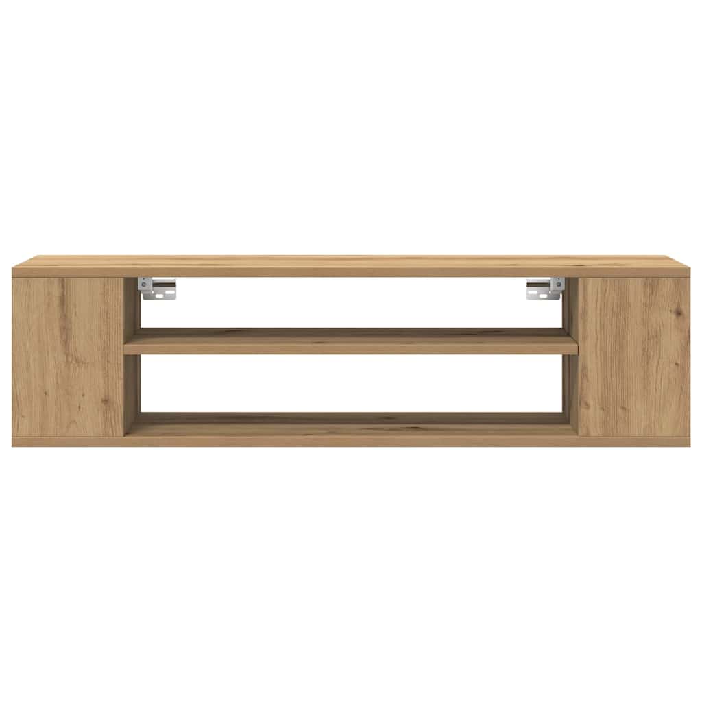 TV-kast artisian oak 100 x 30 x 26,5 cm Bewerkt hout is nu te koop bij PeponiXL, paradijselijk wonen!
