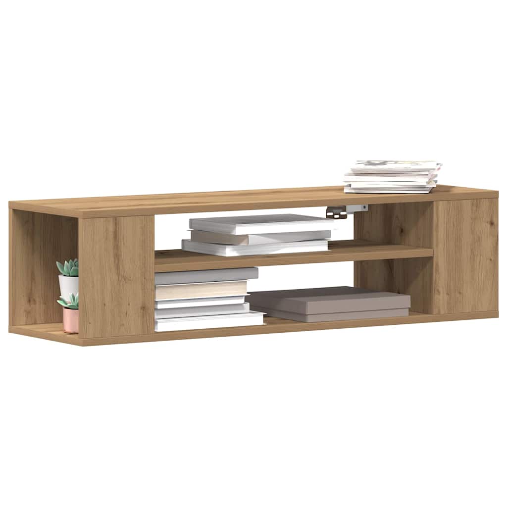 TV-kast artisian oak 100 x 30 x 26,5 cm Bewerkt hout is nu te koop bij PeponiXL, paradijselijk wonen!
