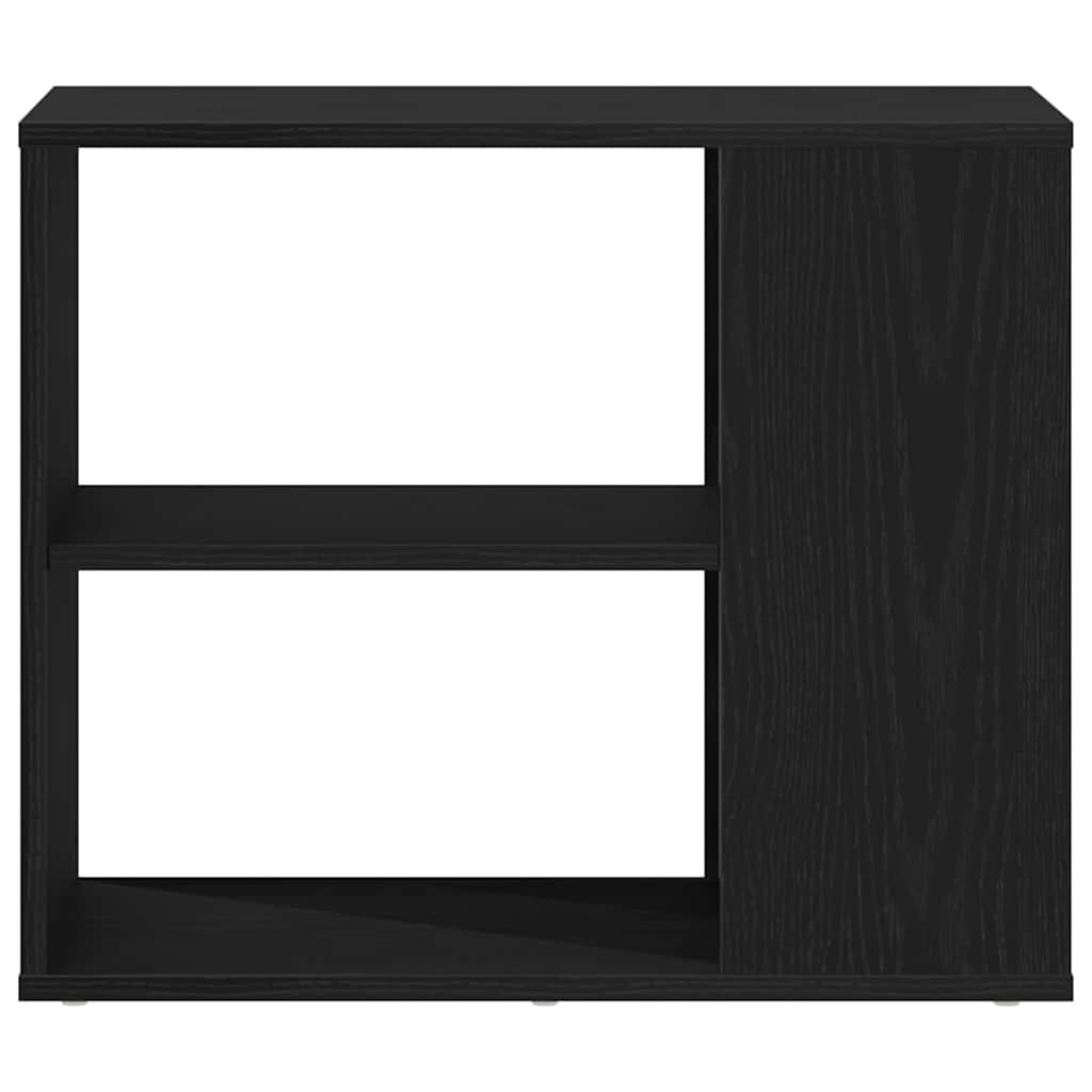 Dressoir met lade Zwart Eiken 60 x 30 x 50 cm Bewerkt hout is nu te koop bij PeponiXL, paradijselijk wonen!