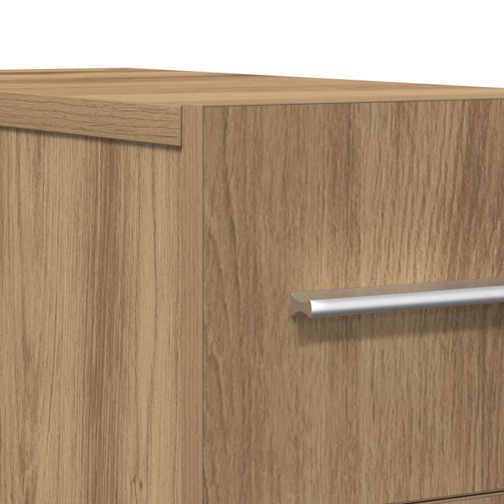 Apothekerskast artisanaal eikenkleurig 20 x 45.5 x 60 cm is nu te koop bij PeponiXL, paradijselijk wonen!