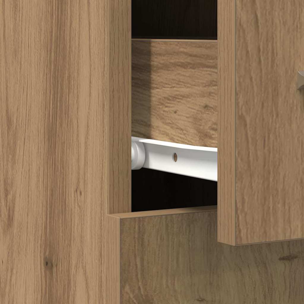 Apothekerskast artisanaal eikenkleurig 20 x 45.5 x 60 cm is nu te koop bij PeponiXL, paradijselijk wonen!