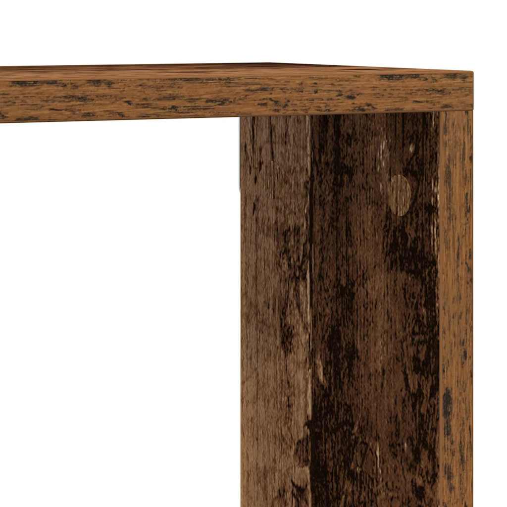 Wandschappen 4 pcs Oudhout 80 x 15 x 26 cm Bewerkt hout is nu te koop bij PeponiXL, paradijselijk wonen!