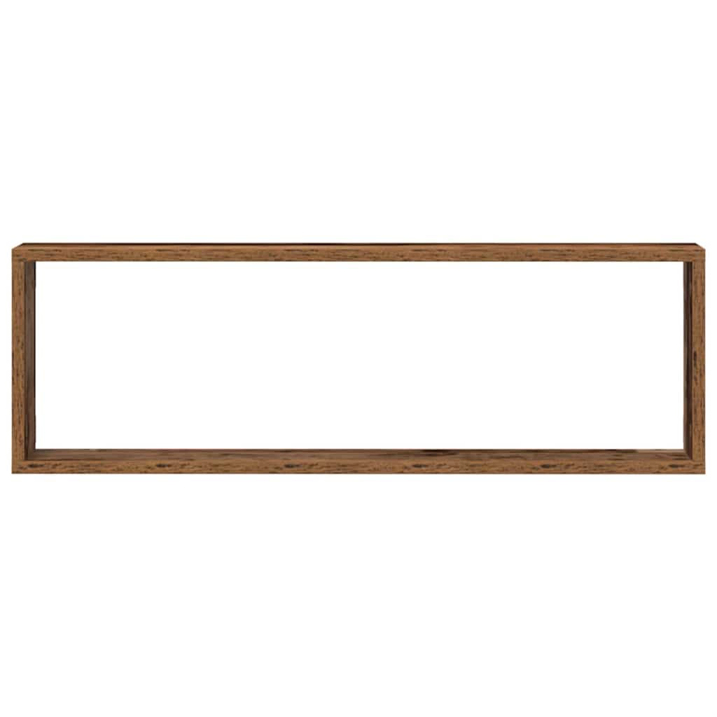 Wandschappen 4 pcs Oudhout 80 x 15 x 26 cm Bewerkt hout is nu te koop bij PeponiXL, paradijselijk wonen!