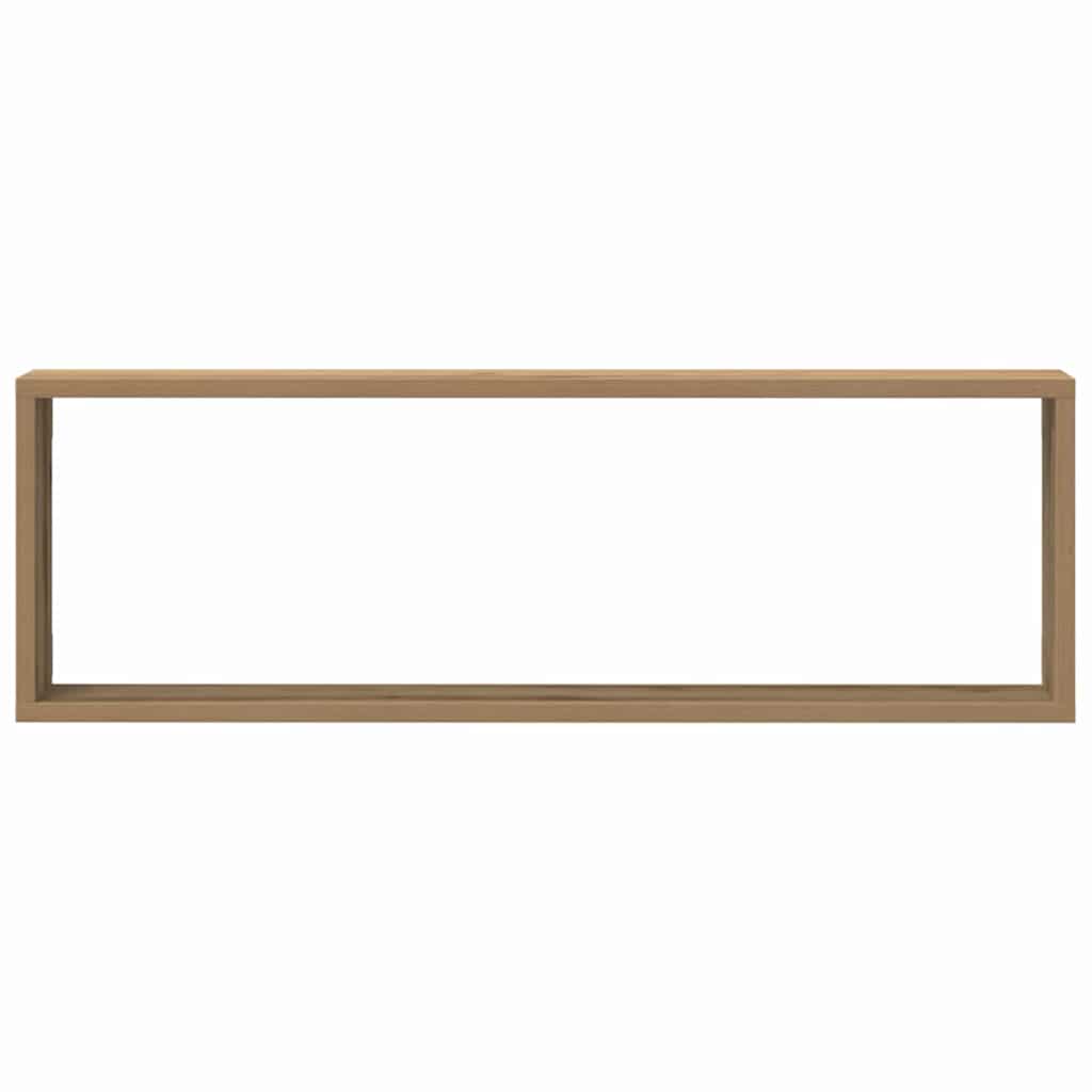 Wandschappen met plank 4 pcs Ambachtelijk eiken 80 x 15 x 26 cm is nu te koop bij PeponiXL, paradijselijk wonen!