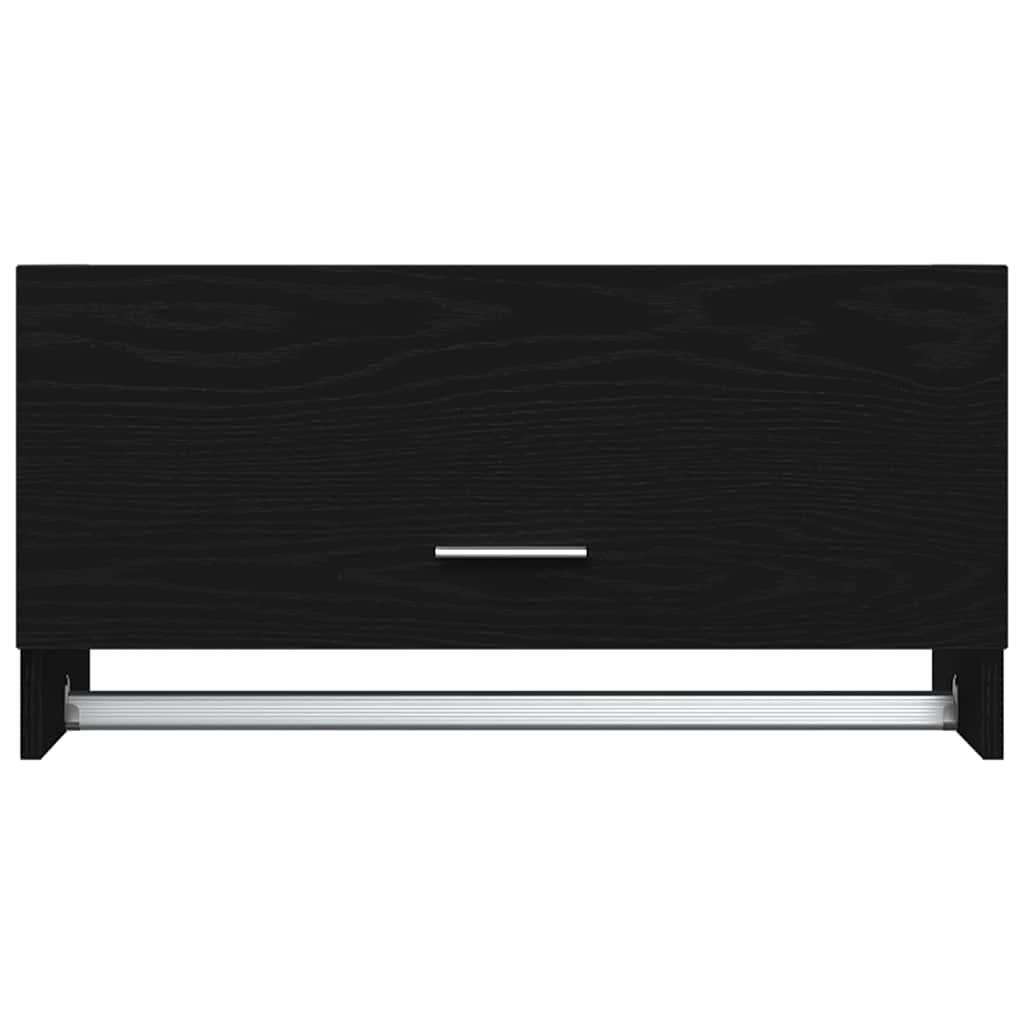 Kledingkast met lade Zwart Eiken 70 x 32,5 x 35 cm Bewerkt hout is nu te koop bij PeponiXL, paradijselijk wonen!