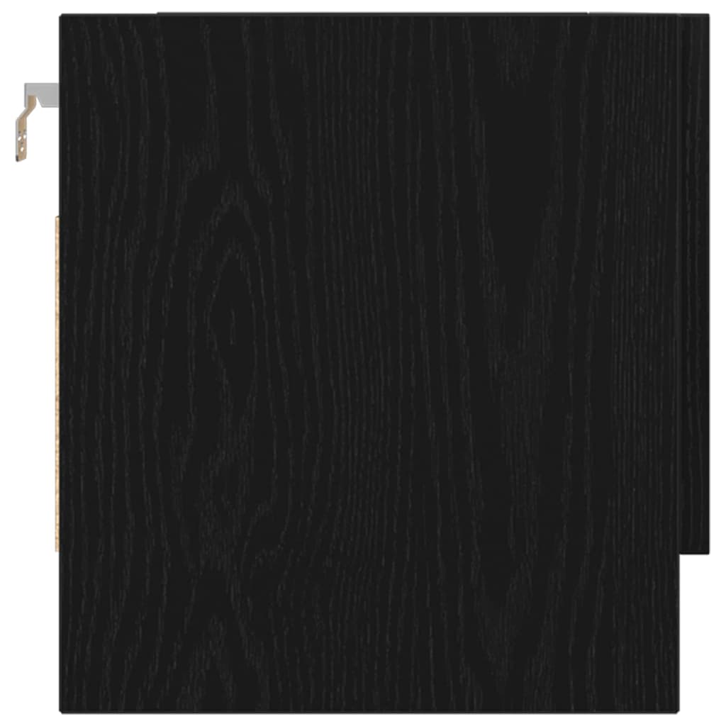 Kledingkast met lade Zwart Eiken 70 x 32,5 x 35 cm Bewerkt hout is nu te koop bij PeponiXL, paradijselijk wonen!