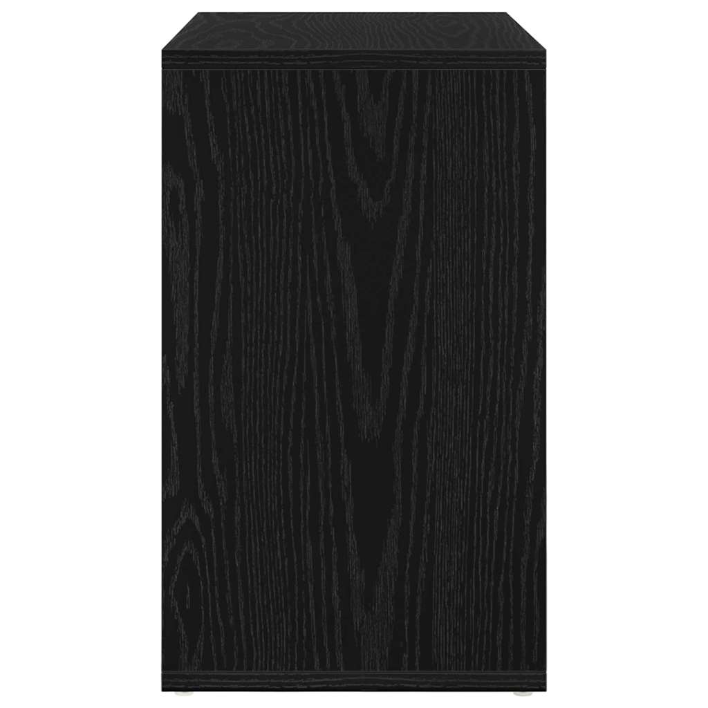 Nesttafel 3 pcs Zwart Eiken Bewerkt hout is nu te koop bij PeponiXL, paradijselijk wonen!