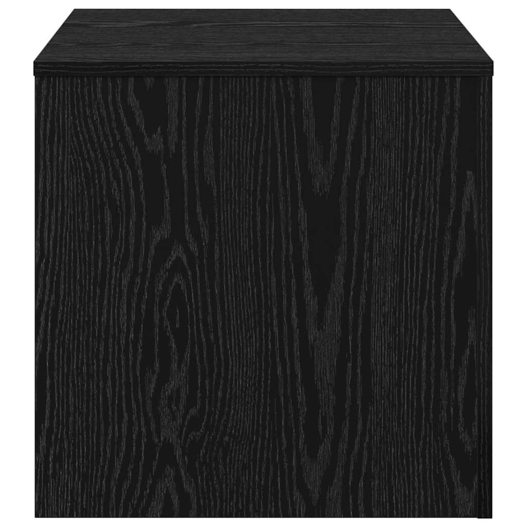 Nesttafel 3 pcs Zwart Eiken Bewerkt hout is nu te koop bij PeponiXL, paradijselijk wonen!