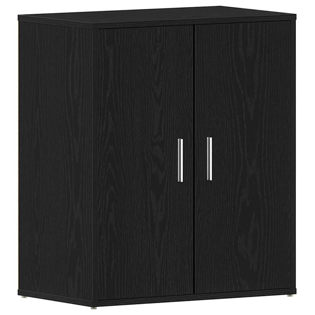 Schoenenkast met plank Zwart Eiken 60 x 35 x 70 cm Bewerkt hout is nu te koop bij PeponiXL, paradijselijk wonen!