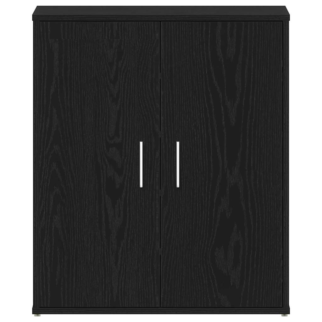 Schoenenkast met plank Zwart Eiken 60 x 35 x 70 cm Bewerkt hout is nu te koop bij PeponiXL, paradijselijk wonen!