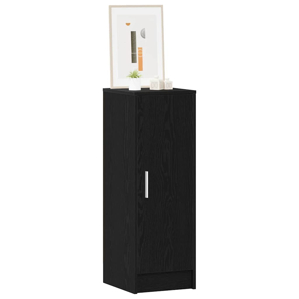 Schoenenkast met plank Zwart Eiken 32 x 35 x 92 cm Bewerkt hout is nu te koop bij PeponiXL, paradijselijk wonen!