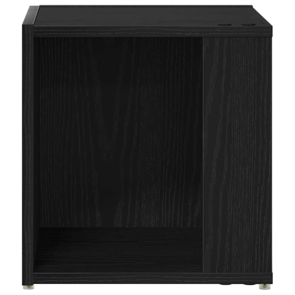 Hoekplanken Zwart Eiken 33 x 33 x 34,5 cm Bewerkt hout is nu te koop bij PeponiXL, paradijselijk wonen!