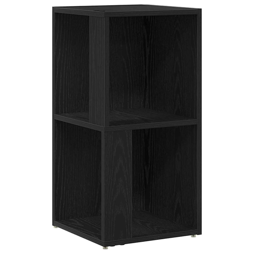 Hoekplanken Zwart Eiken 33 x 33 x 67 cm Bewerkt hout is nu te koop bij PeponiXL, paradijselijk wonen!