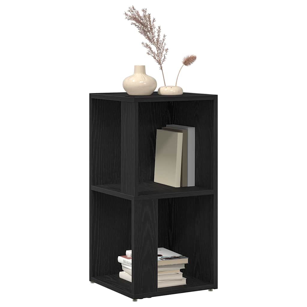 Hoekplanken Zwart Eiken 33 x 33 x 67 cm Bewerkt hout is nu te koop bij PeponiXL, paradijselijk wonen!